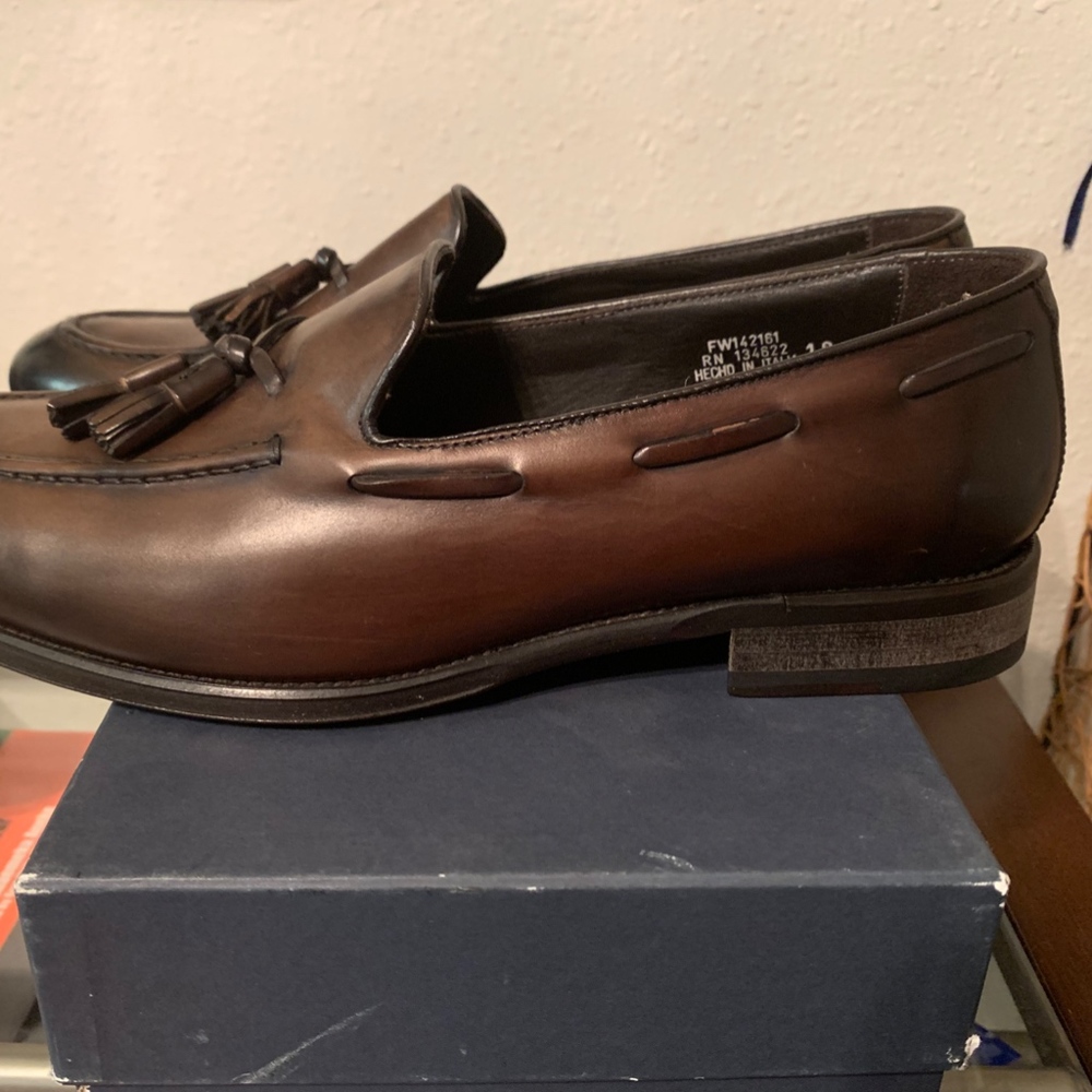 SuitSupply Dark Brown Tassel Loafers - Picture 2 of 5